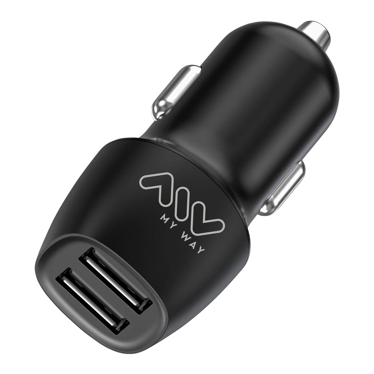 Car Charger Myway Black 15 W Car Charger Myway Black 15 W