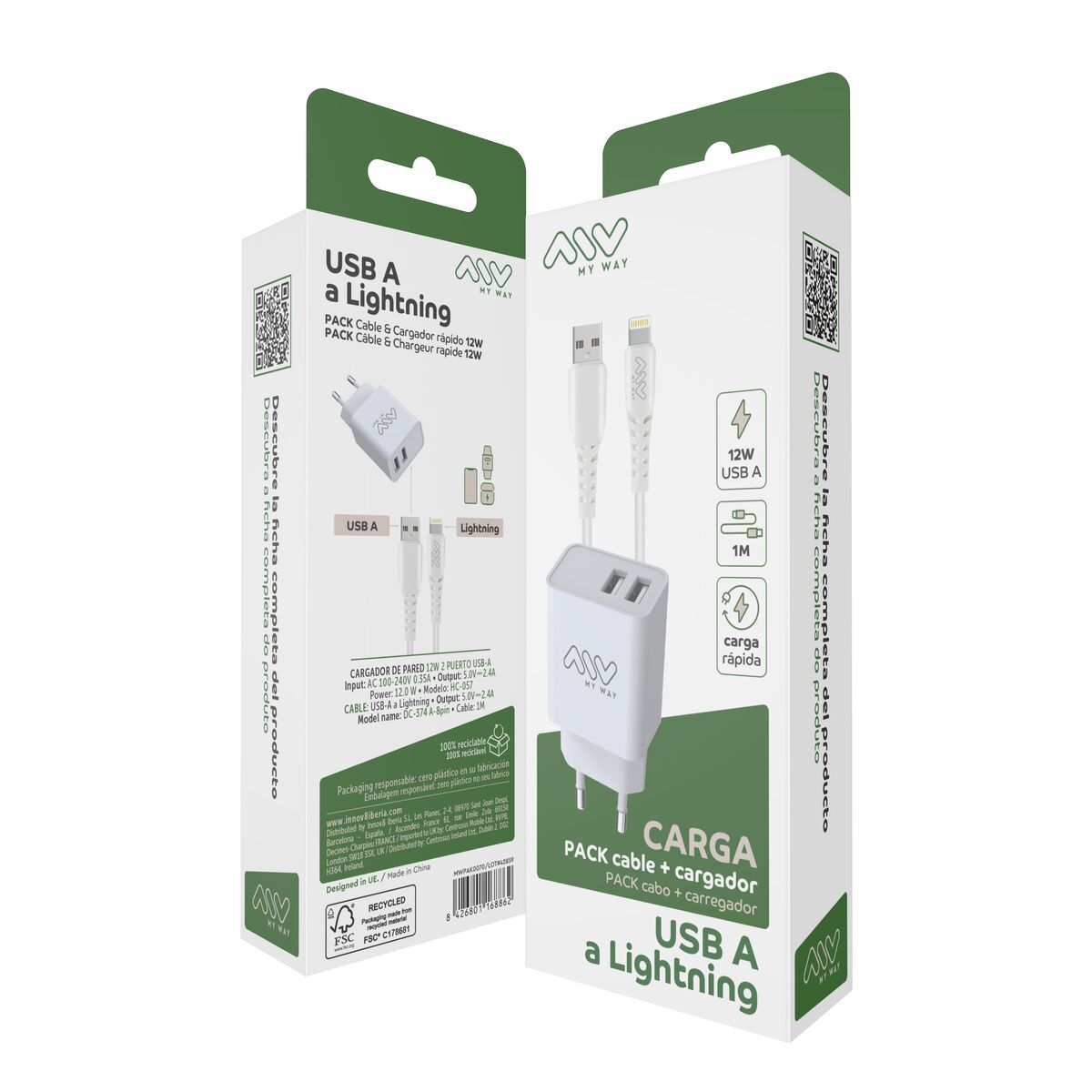 Wall Charger Myway White