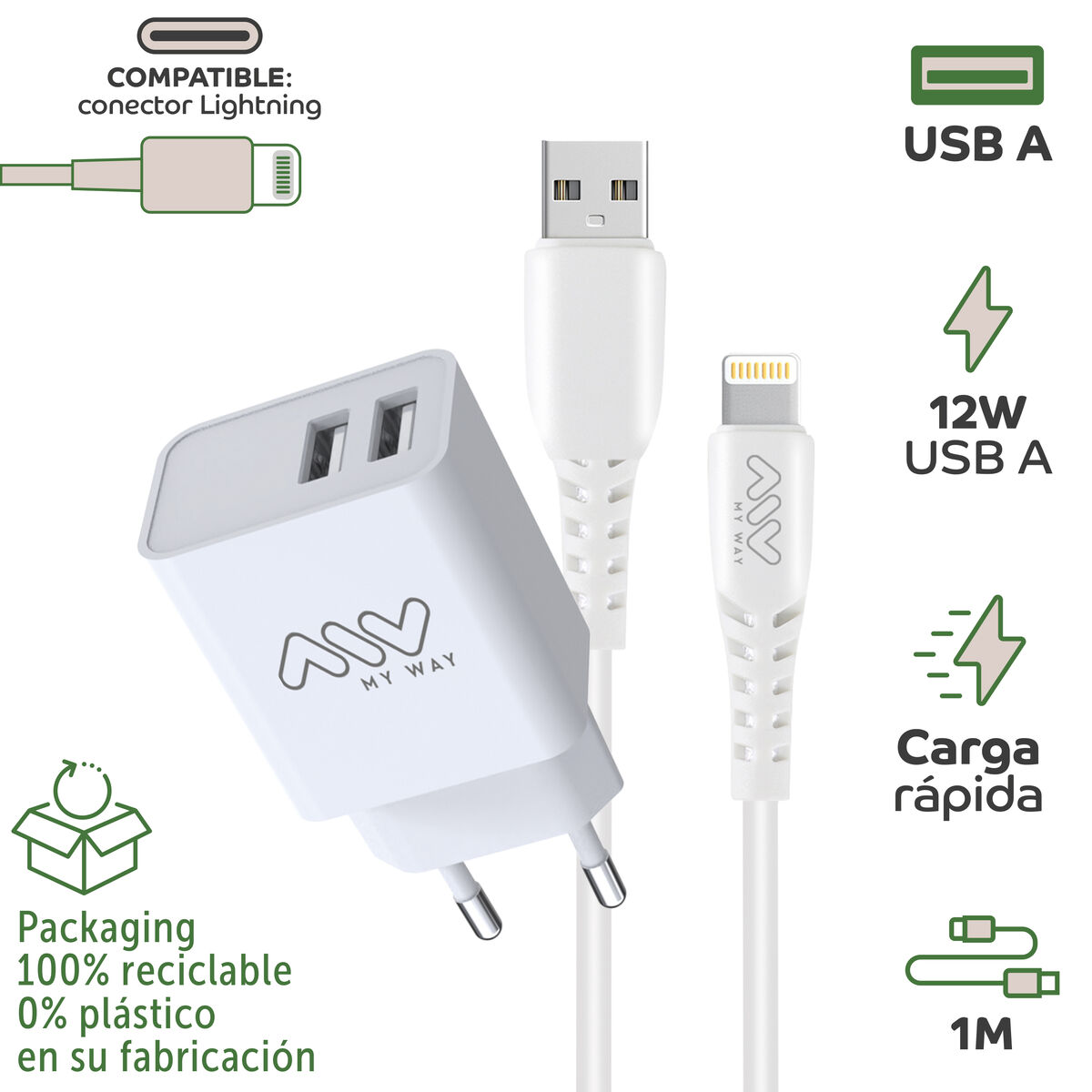Wall Charger Myway White