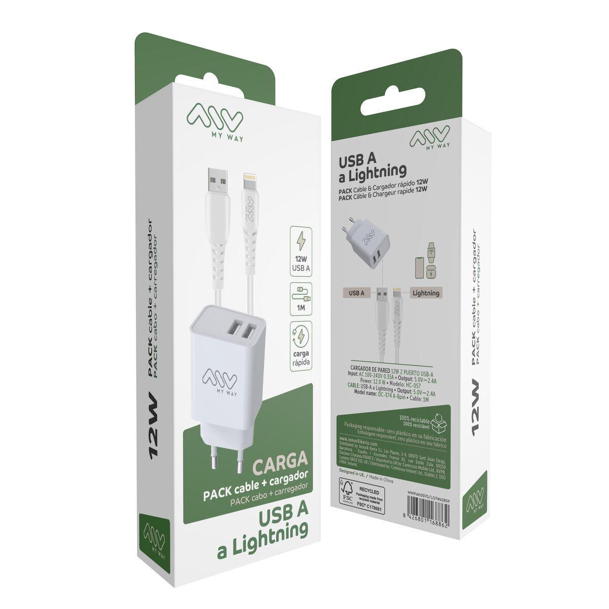 Wall Charger Myway White
