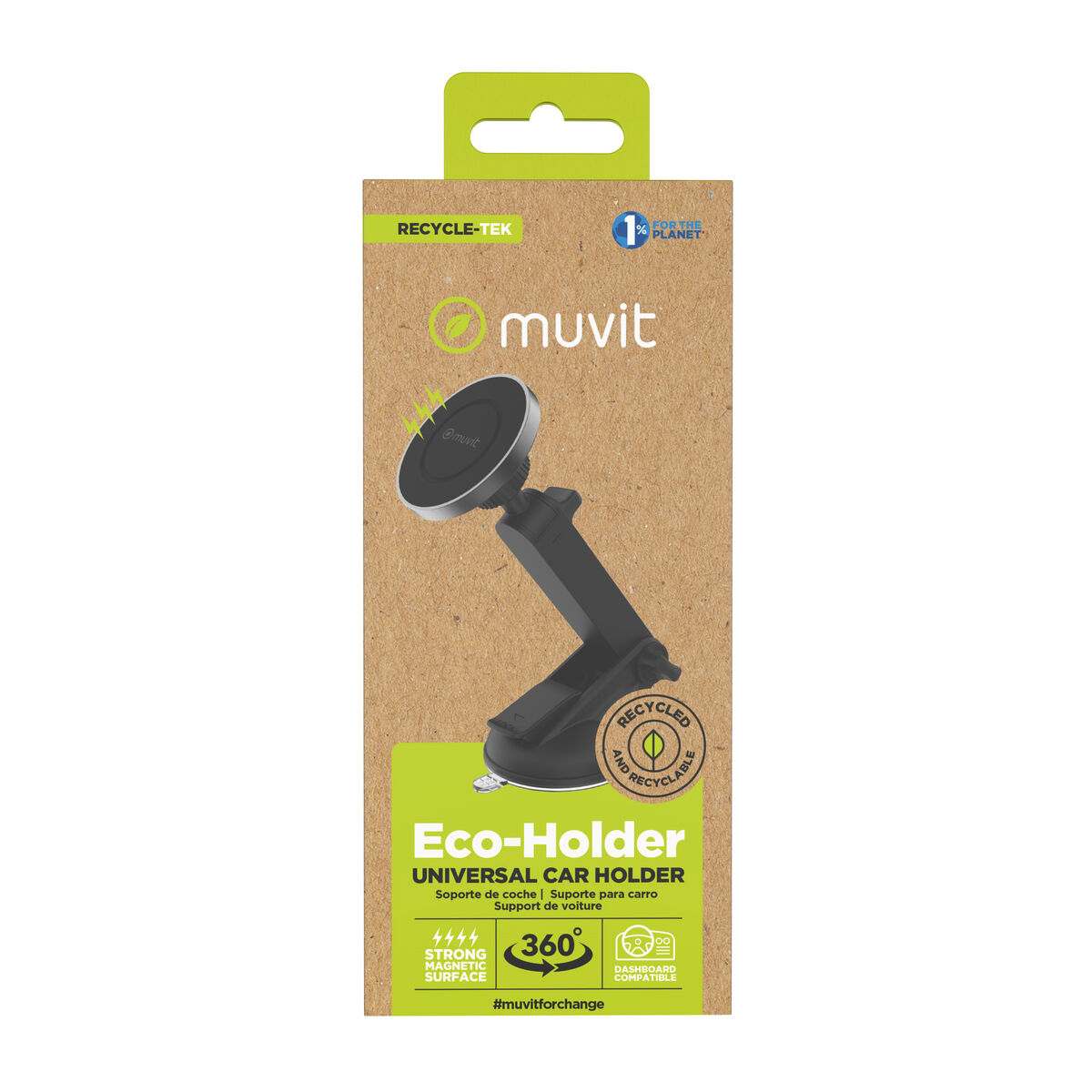 Car Mount Muvit Black