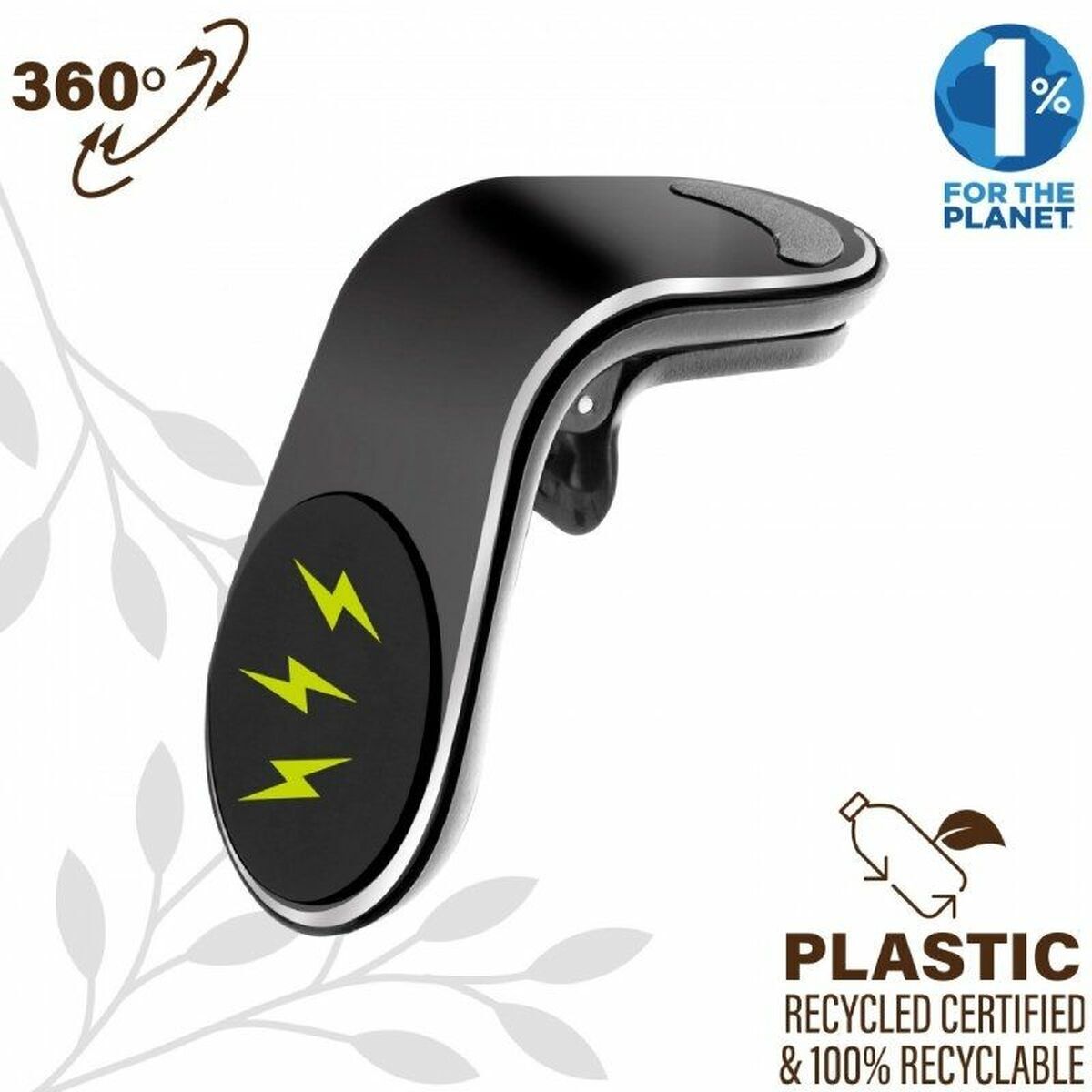 Mobile support Muvit MCCHL0007 Black