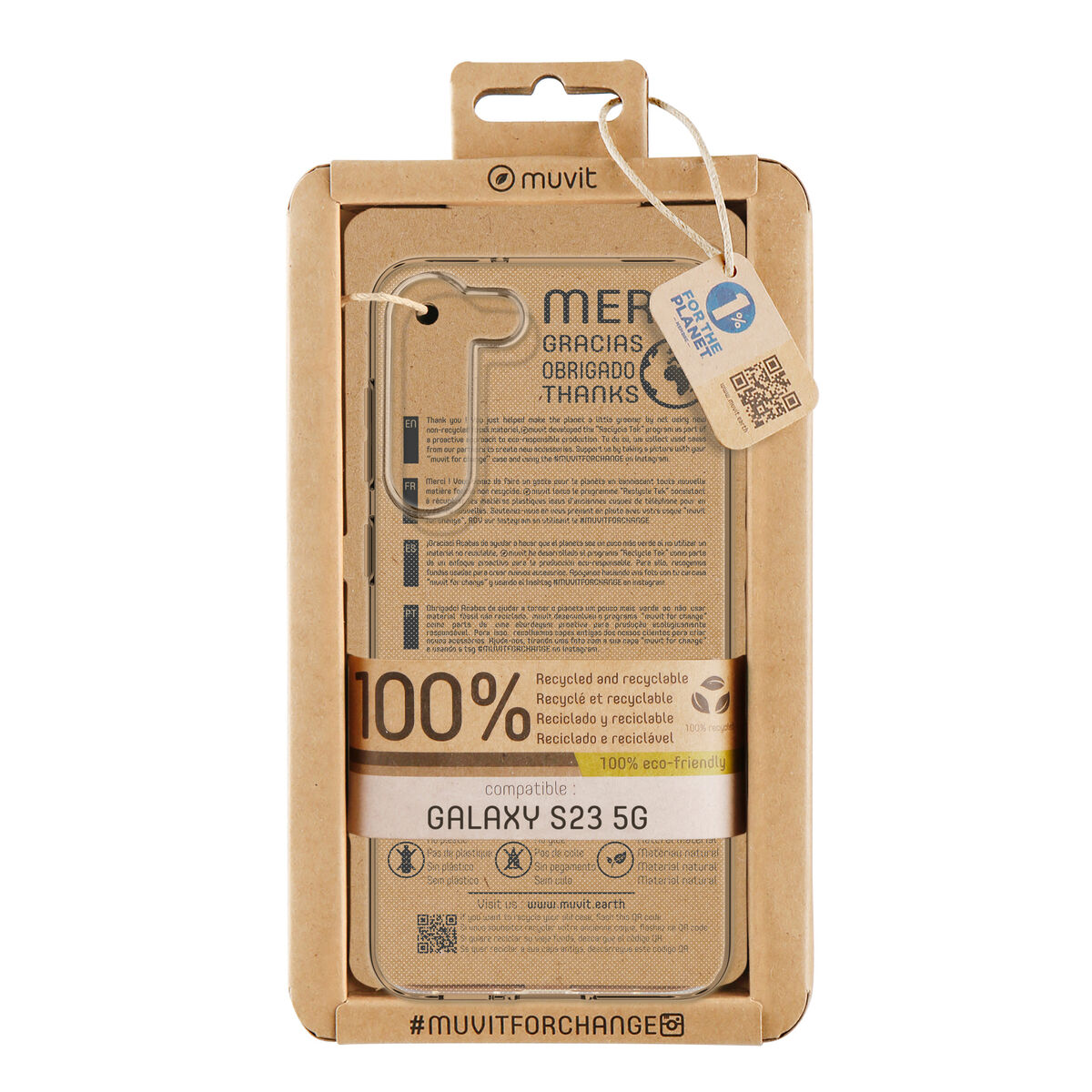 Mobile cover Muvit for Change Galaxy S24 Samsung Galaxy S23