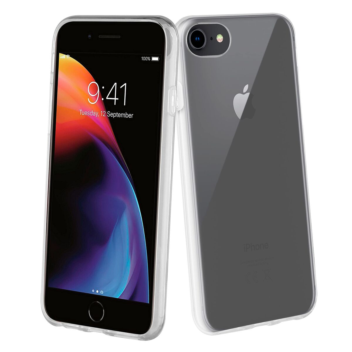 Mobile cover Muvit iPhone 7 | iPhone 8 | iPhone SE 2020 Black Transparent iPhone SE Mobile cover Muvit iPhone 7 | iPhone 8 | iPhone SE 2020 Black Transparent iPhone SE