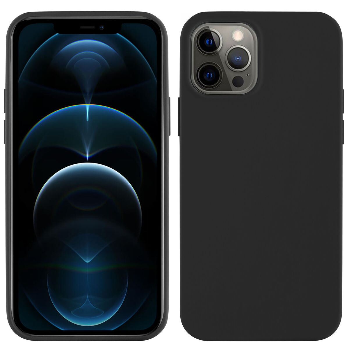 Mobile cover Muvit for Change iPhone 12 Pro Max Black iPhone 12 Pro Max