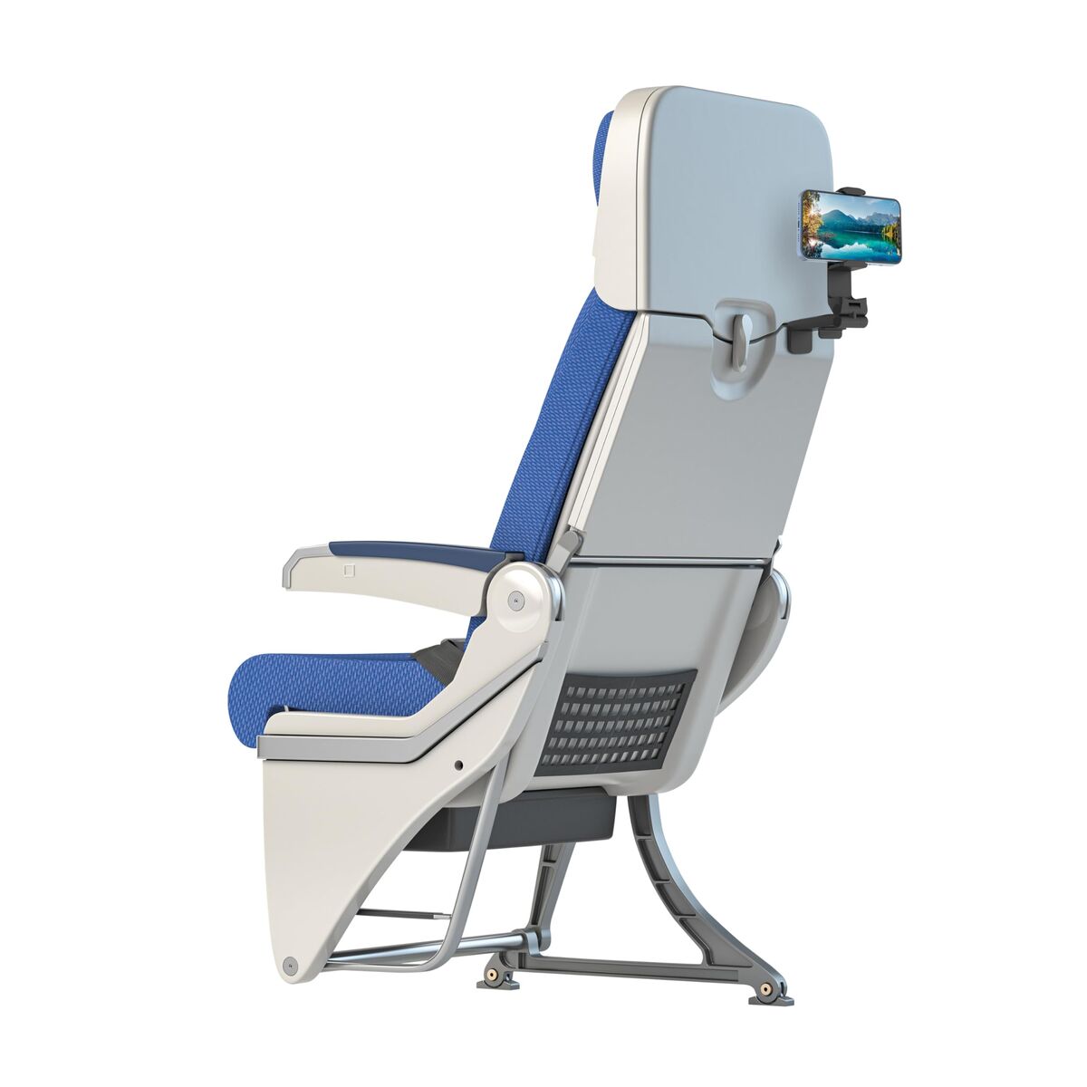 Multi-position Mobile Phone Holder with Clamp Muvit MCCHL0009 Black Plastic