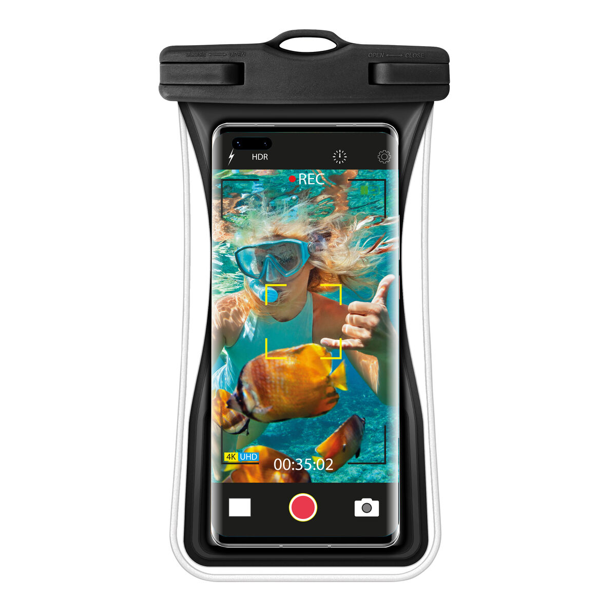 Waterproof case Myway Floating Black Universal 7,2″ (7″)