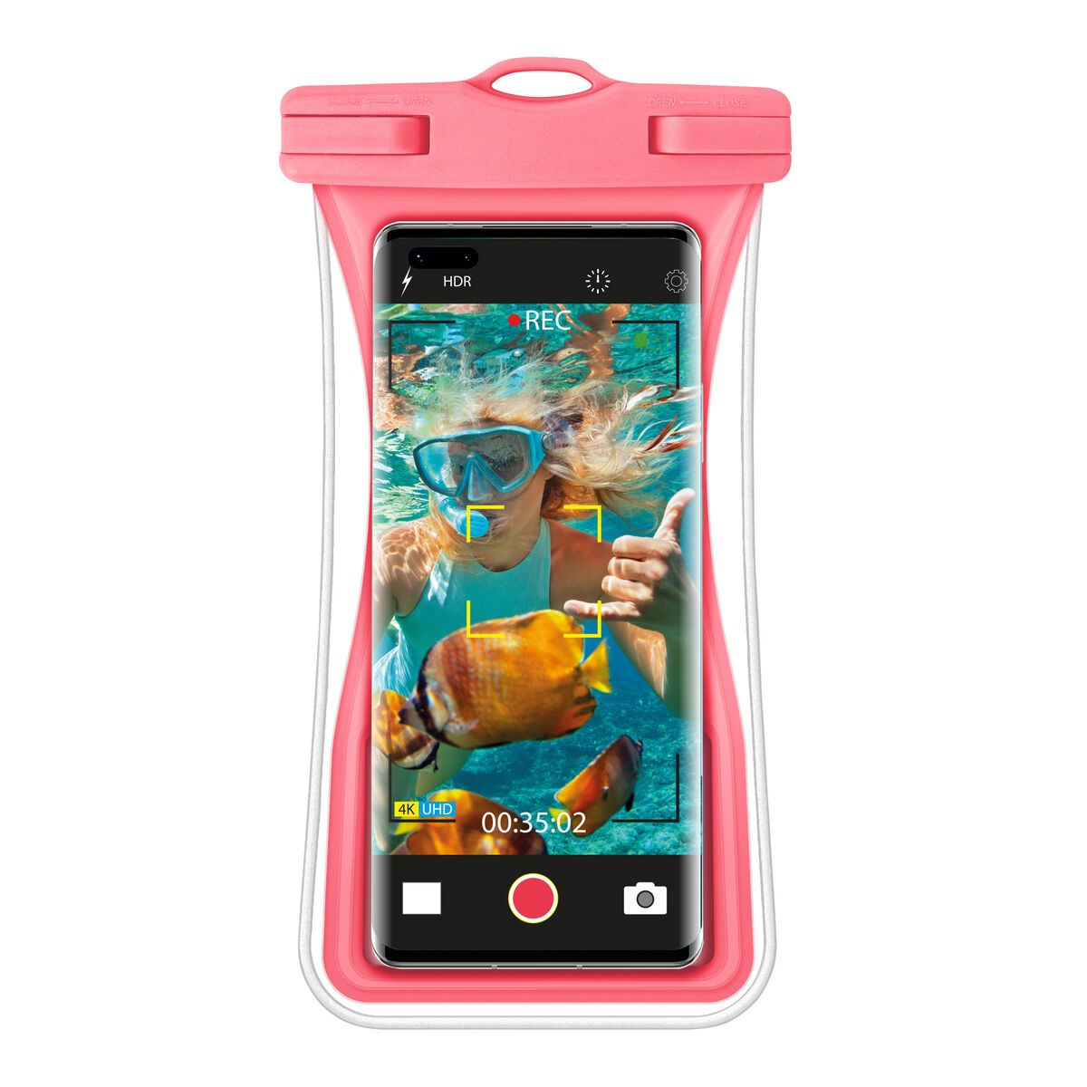 Waterproof case Myway Floating Pink Universal 7,2″ (7″)