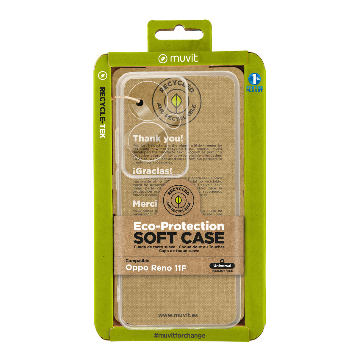 Mobile cover Muvit for Change Reno 11F