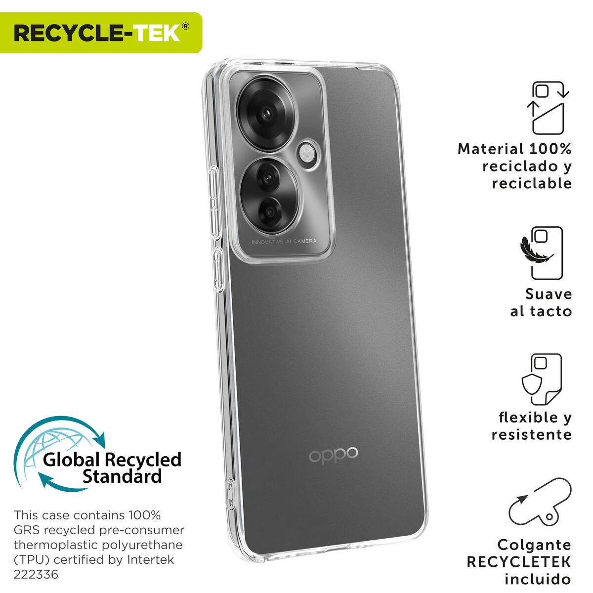 Mobile cover Muvit for Change Reno 11F