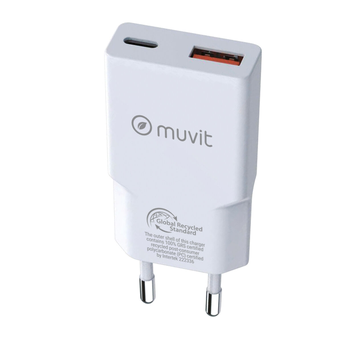 Wall Charger Muvit for Change HC-263 White 18 W 30 W Wall Charger Muvit for Change HC-263 White 18 W 30 W