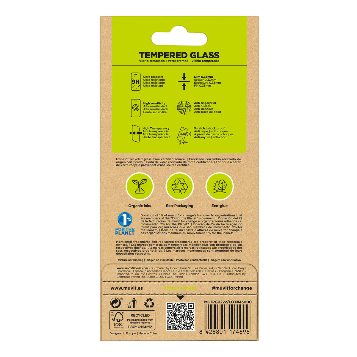 Mobile Screen Protector Muvit for Change Redmi Note 13 5G