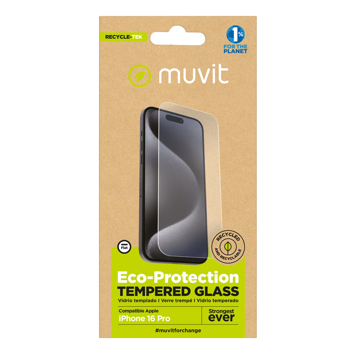 Mobile Screen Protector Muvit iPhone 17/17 Pro/16 Pro Mobile Screen Protector Muvit iPhone 17/17 Pro/16 Pro