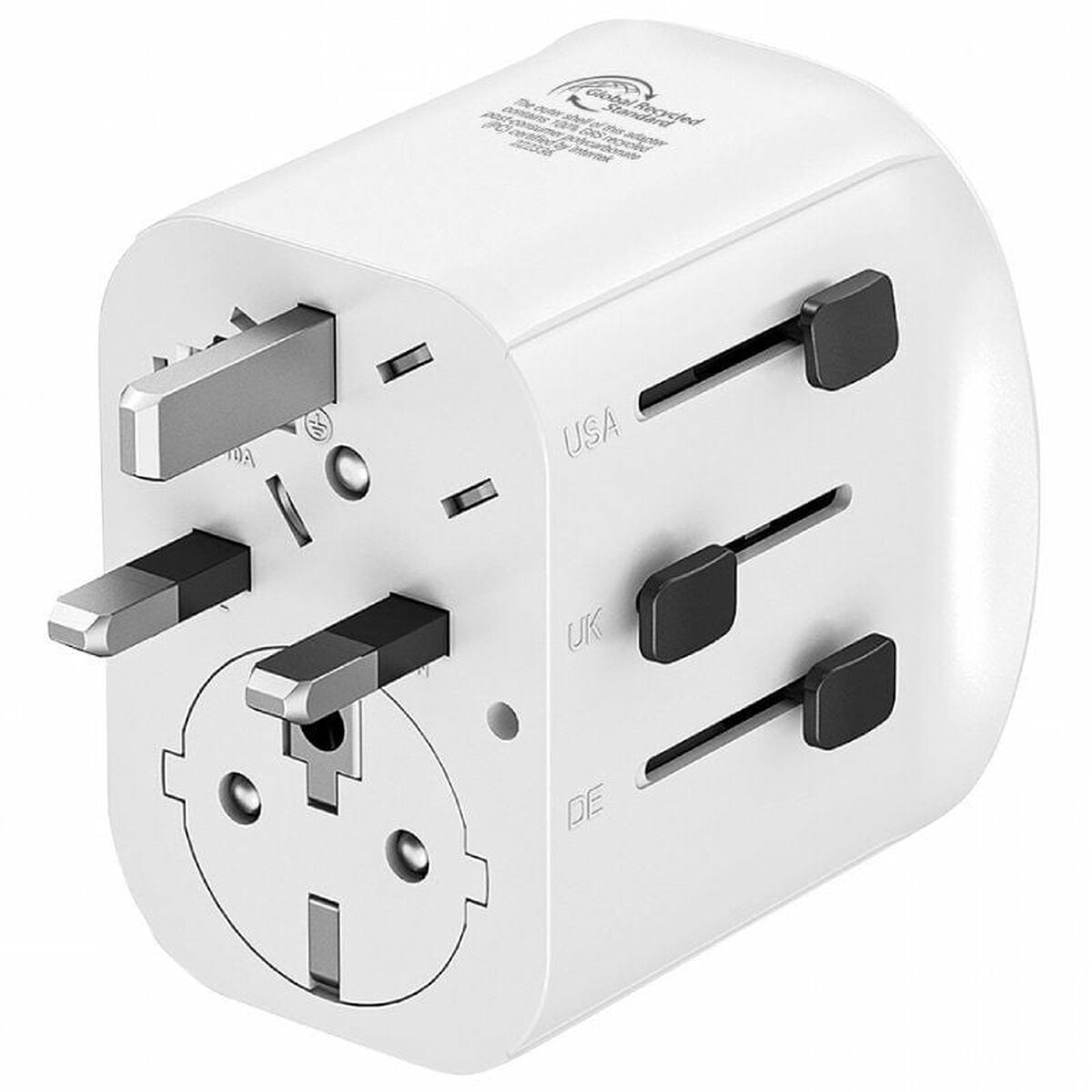 Universal Travel Power Adapter Muvit MCADP0006 White 150 W 15 w Universal Travel Power Adapter Muvit MCADP0006 White 150 W 15 w