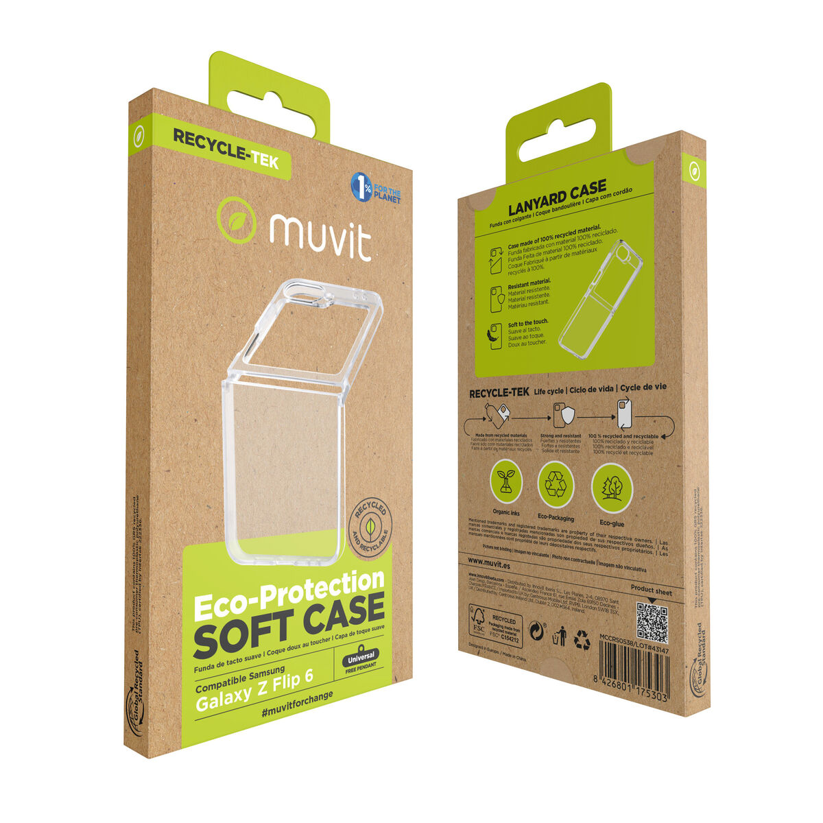 Mobile cover Muvit for Change Galaxy Z Flip6