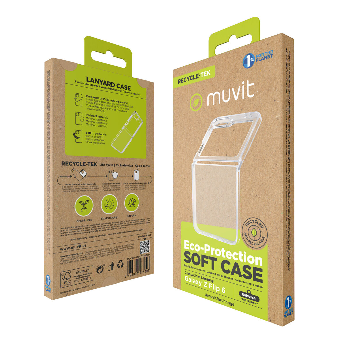 Mobile cover Muvit for Change Galaxy Z Flip6