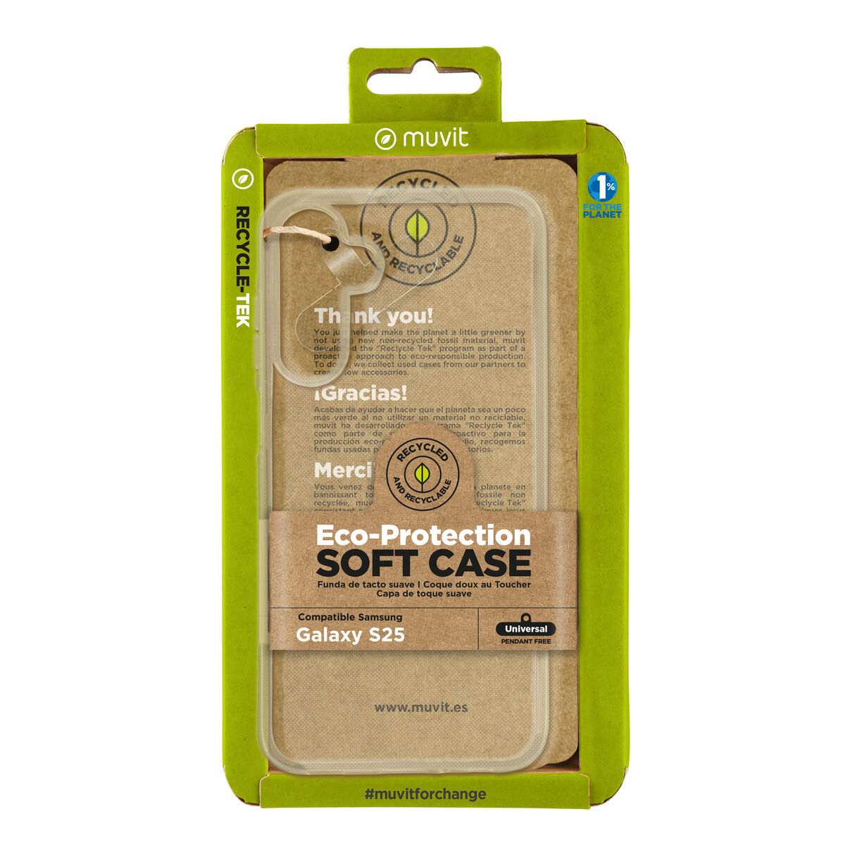 Mobile cover Muvit for Change Samsung Galaxy S25 Galaxy S25