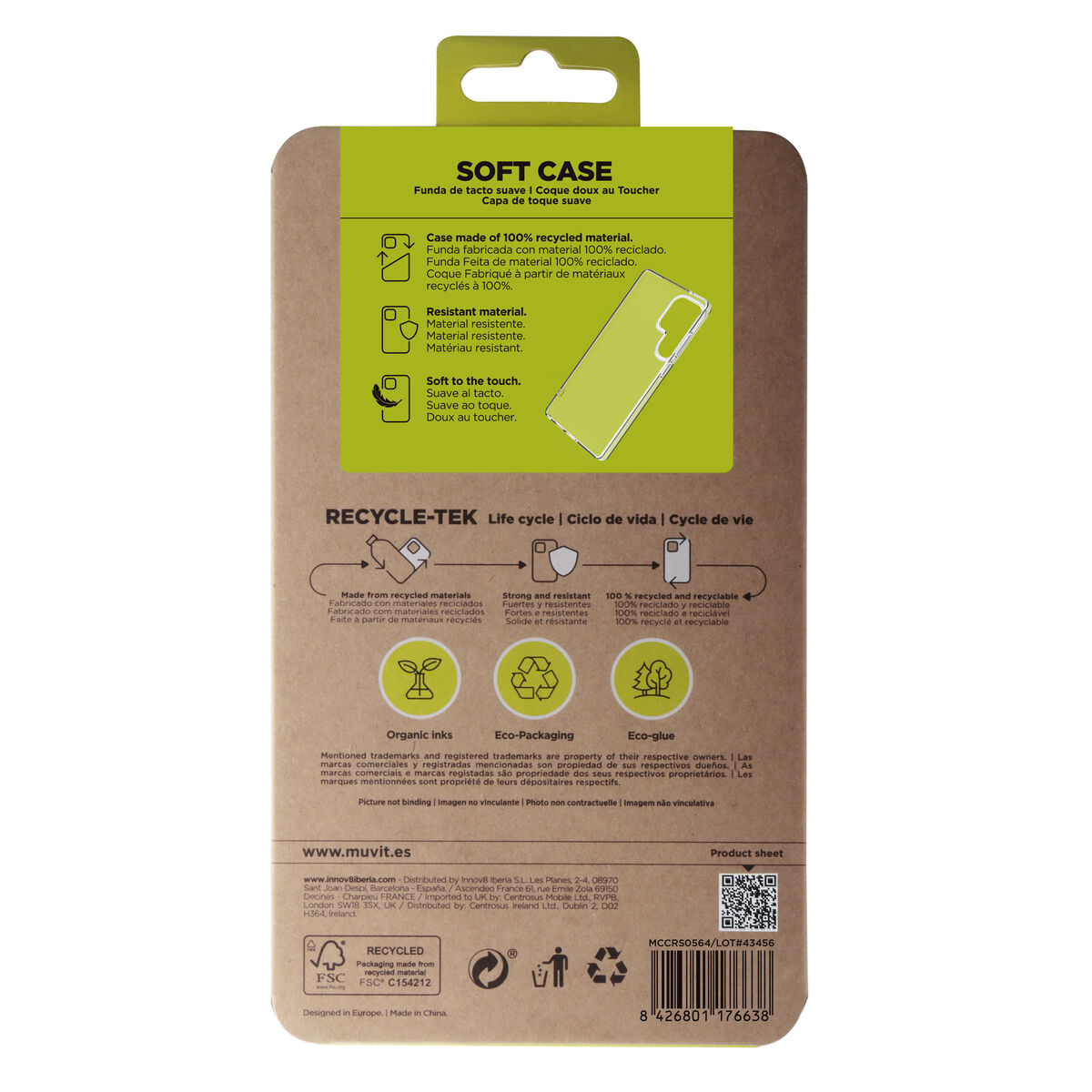 Mobile cover Muvit for Change Galaxy S25 Ultra Galaxy S25 Ultra