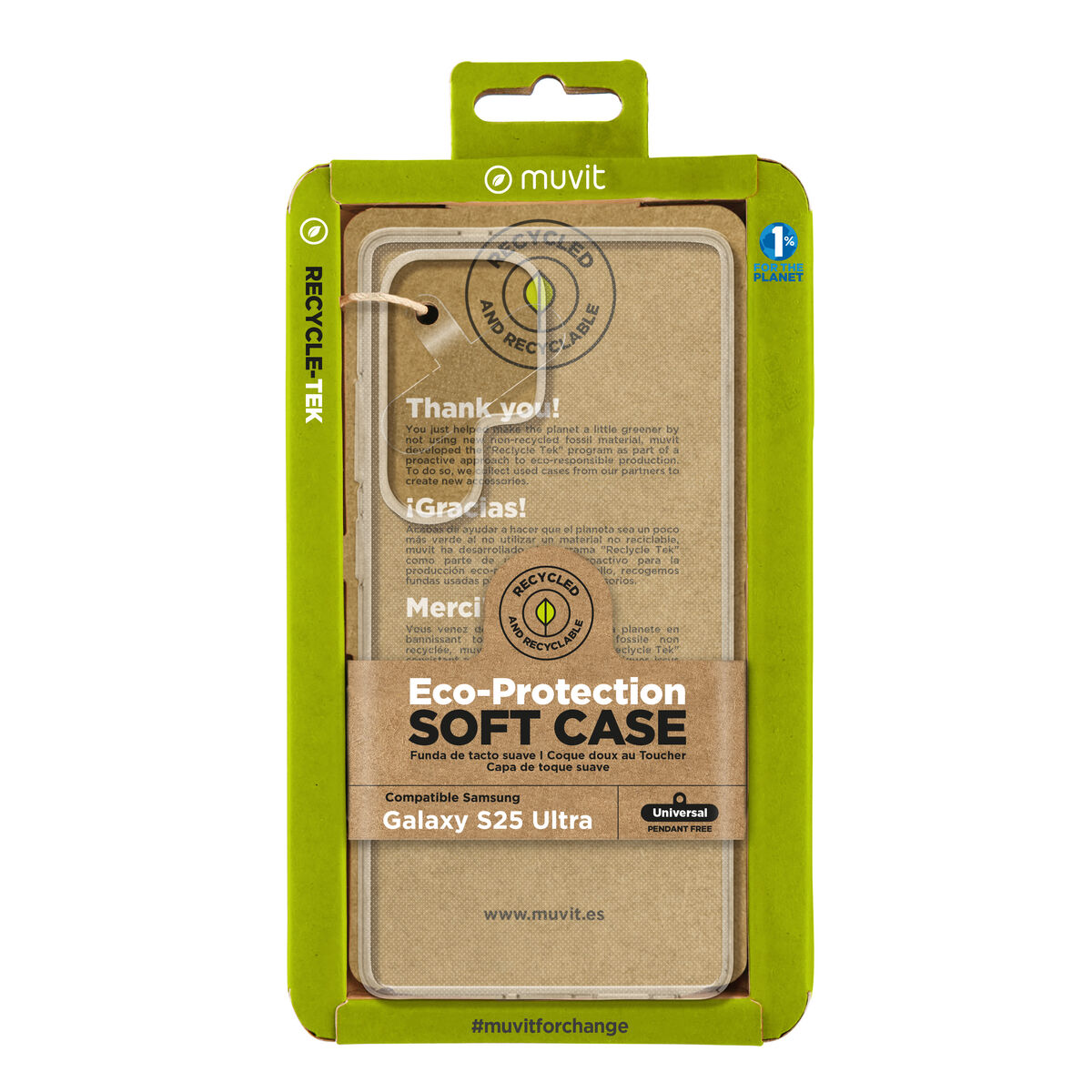 Mobile cover Muvit for Change Galaxy S25 Ultra Galaxy S25 Ultra Mobile cover Muvit for Change Galaxy S25 Ultra Galaxy S25 Ultra