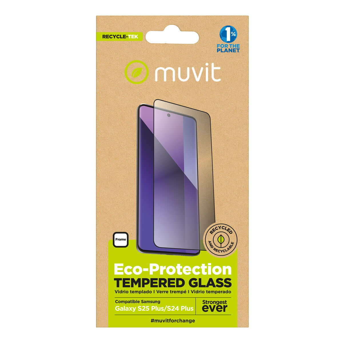 Mobile Screen Protector Muvit for Change Galaxy S25 Plus/S24 Plus Mobile Screen Protector Muvit for Change Galaxy S25 Plus/S24 Plus