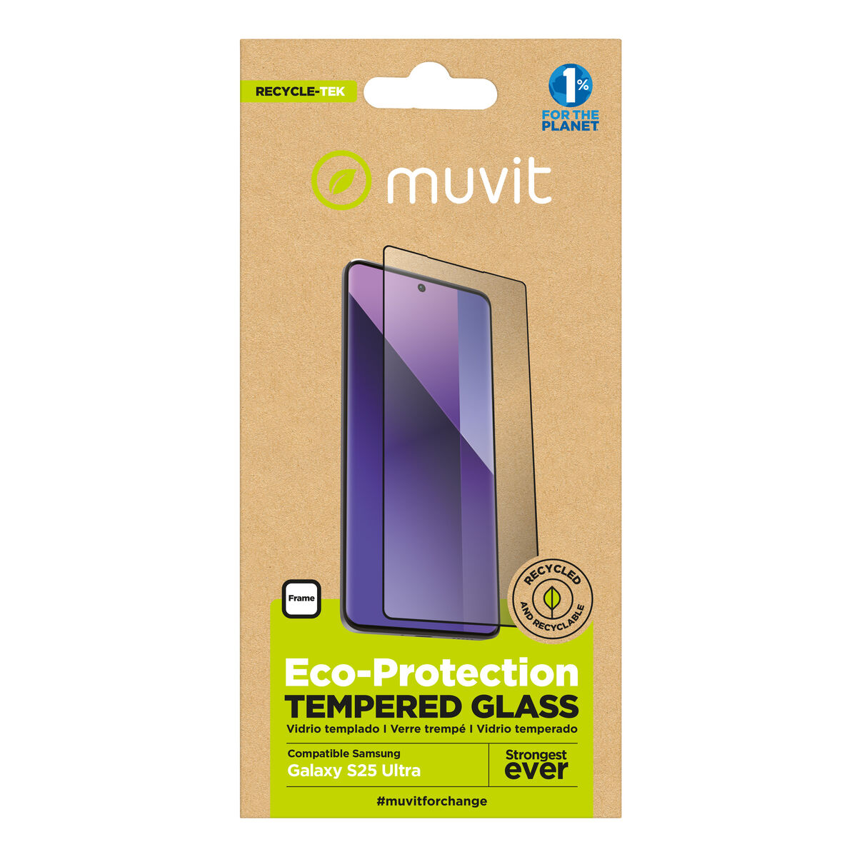 Mobile Screen Protector Muvit for Change Galaxy S25 Ultra Mobile Screen Protector Muvit for Change Galaxy S25 Ultra