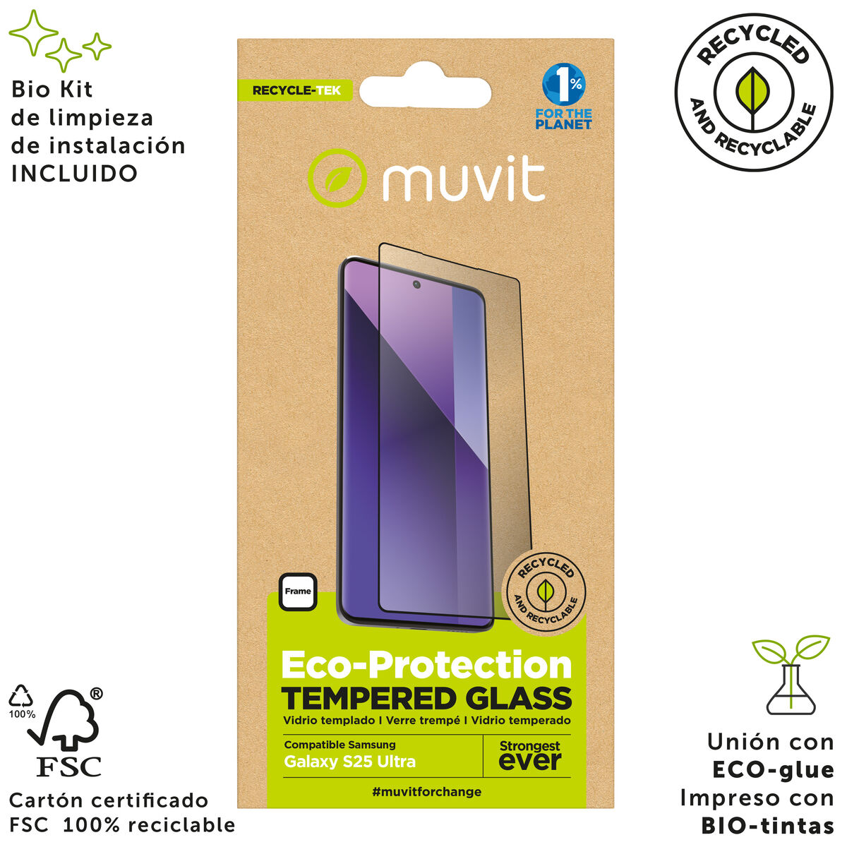 Mobile Screen Protector Muvit for Change Galaxy S25 Ultra