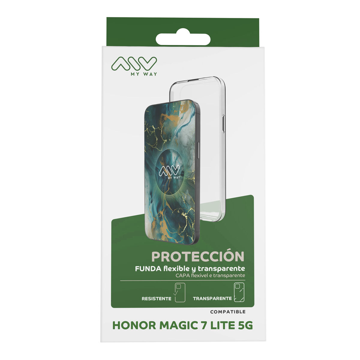 Mobile cover Myway Honor Magic 7 Lite 5G Transparent