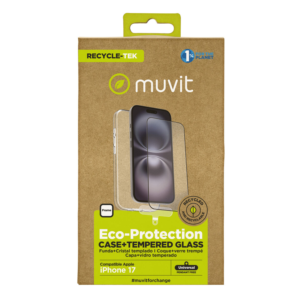 Mobile Case and Protector Muvit for Change iPhone 17