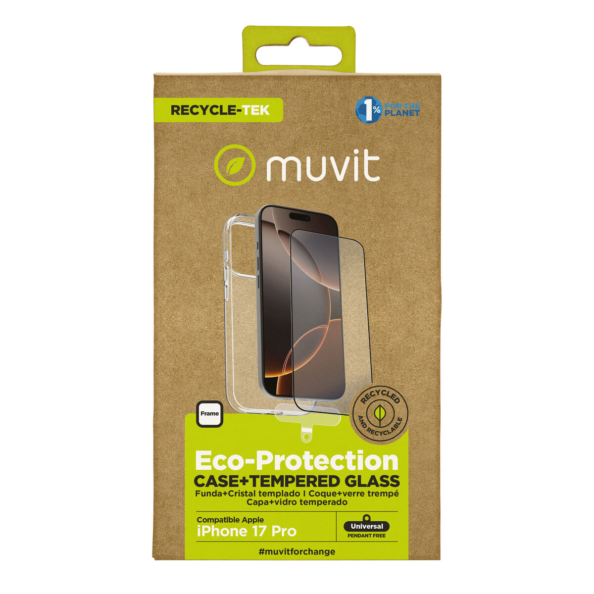 Mobile Case and Protector Muvit for Change iPhone 17 Pro