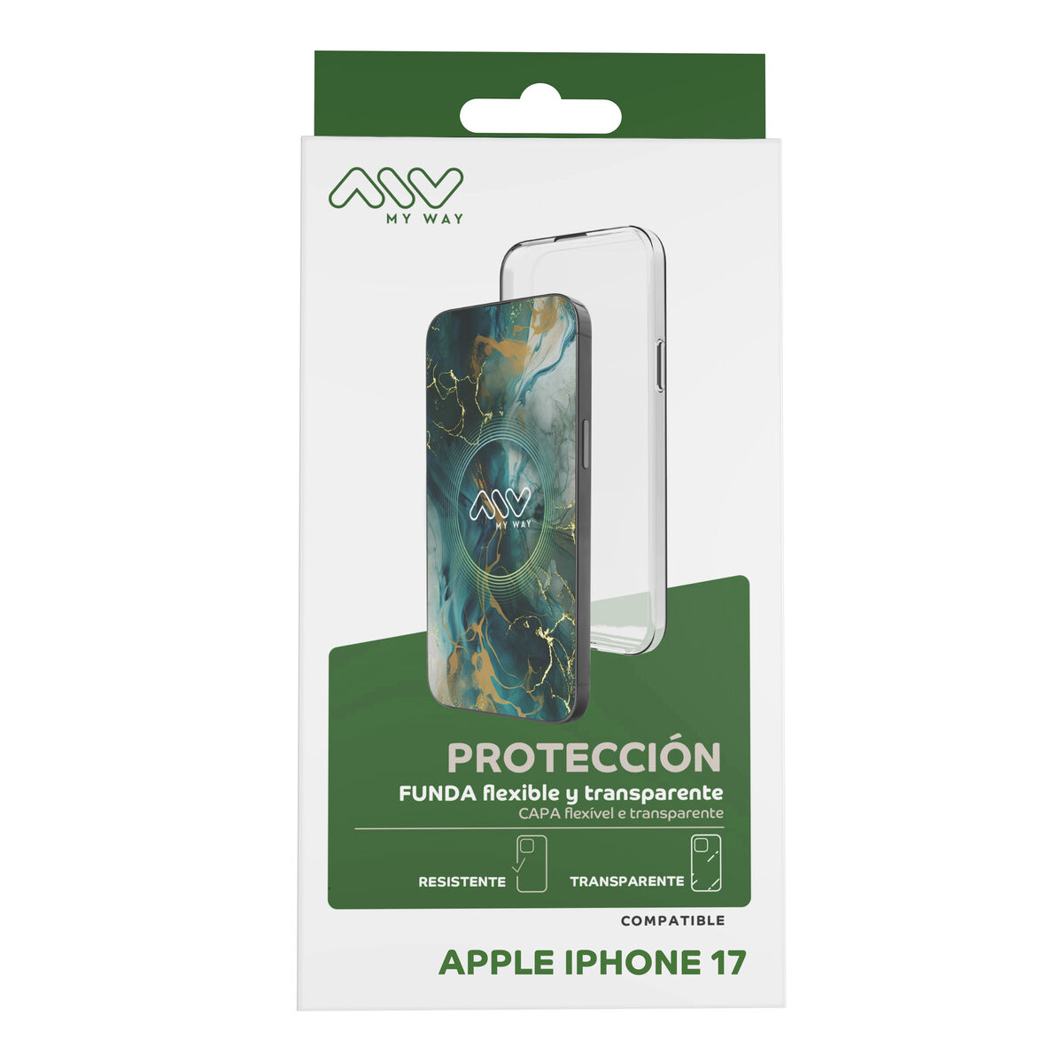 Mobile cover Myway iPhone 17 Transparent