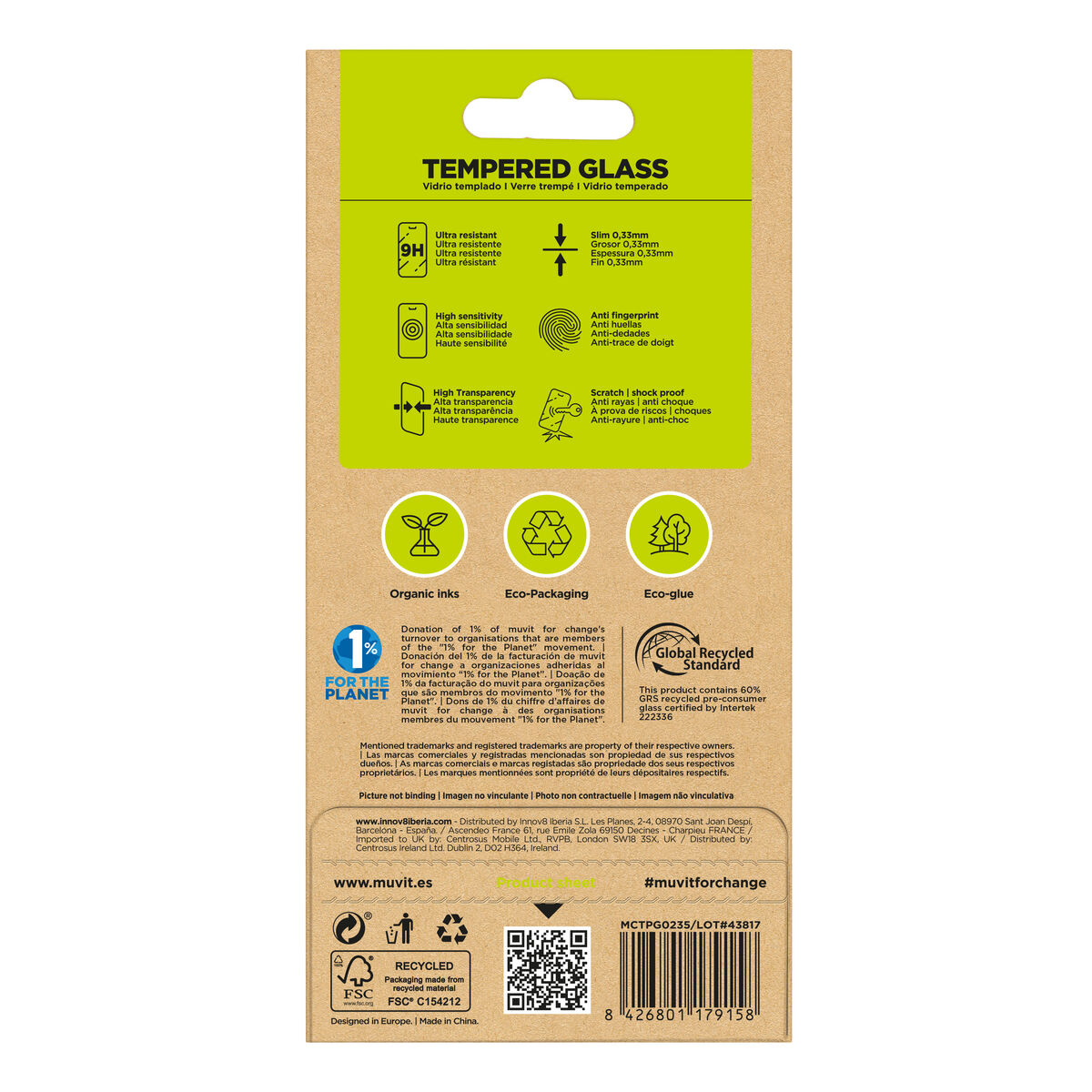 Mobile Screen Protector Muvit for Change iPhone 17 Air iPhone 17 Air