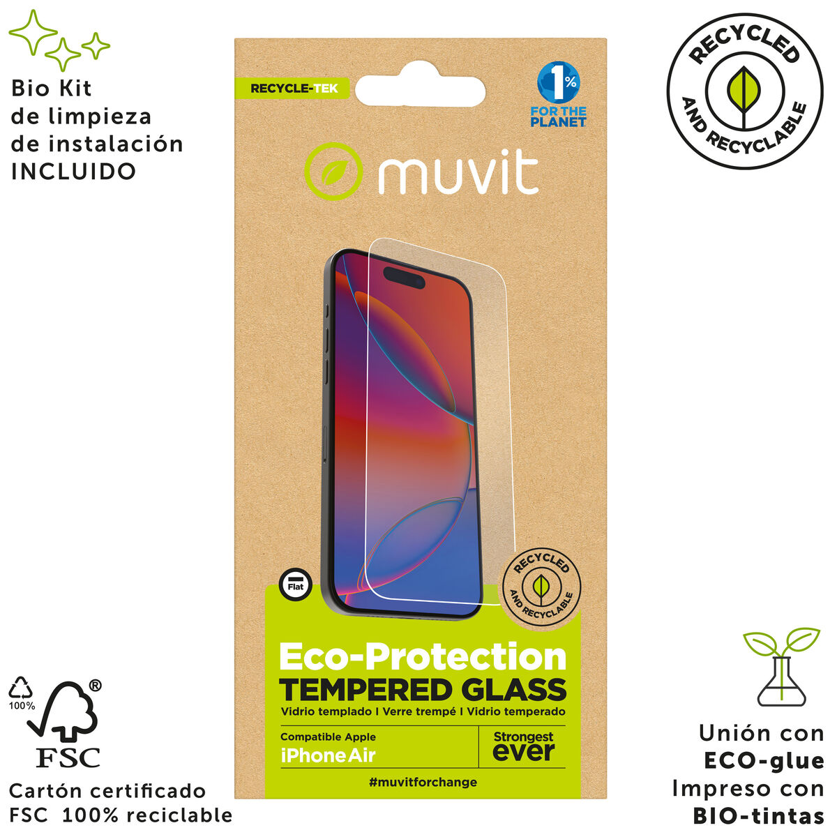 Mobile Screen Protector Muvit for Change iPhone 17 Air iPhone 17 Air