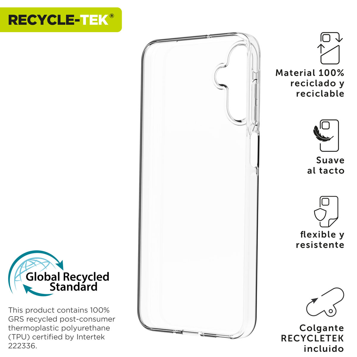 Mobile cover Muvit for Change Galaxy A17 Transparent