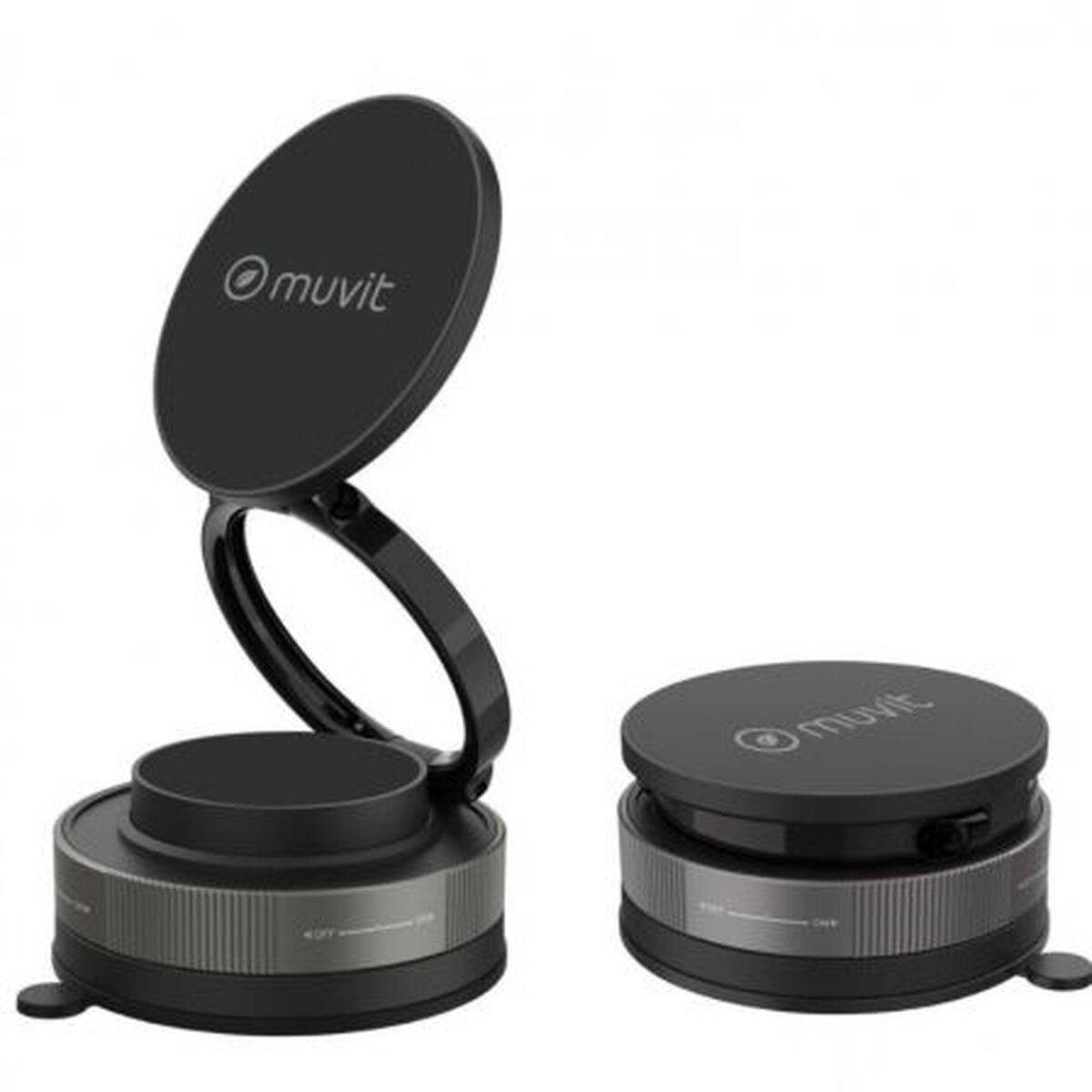 Mobile Support for Cars Muvit MCCHL0035 Black Mobile Support for Cars Muvit MCCHL0035 Black