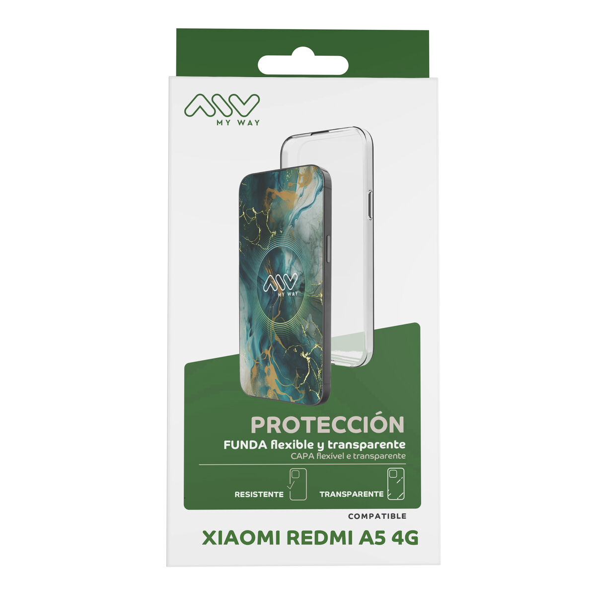 Mobile cover Myway Xiaomi Redmi A5 4G Transparent