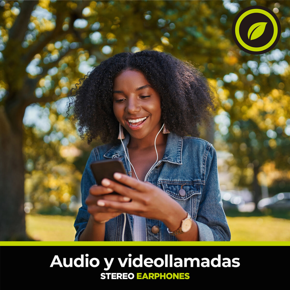 Headphones Muvit for Change M32 White