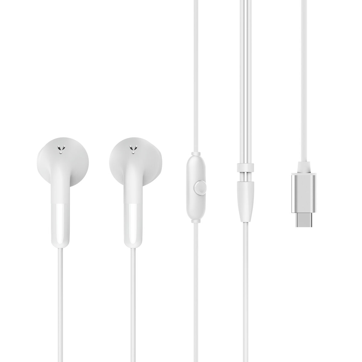 Headphones Muvit for Change E58 White