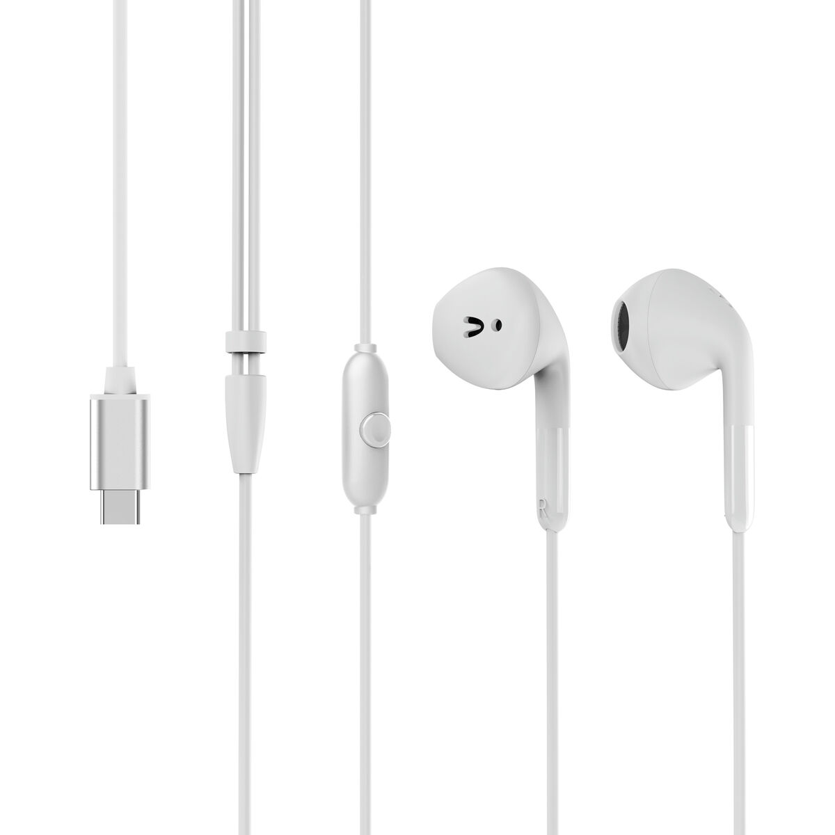 Headphones Muvit for Change E58 White