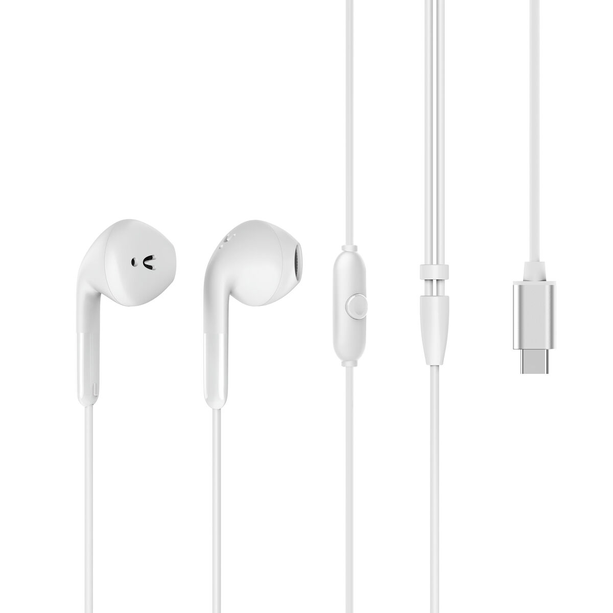 Headphones Muvit for Change E58 White