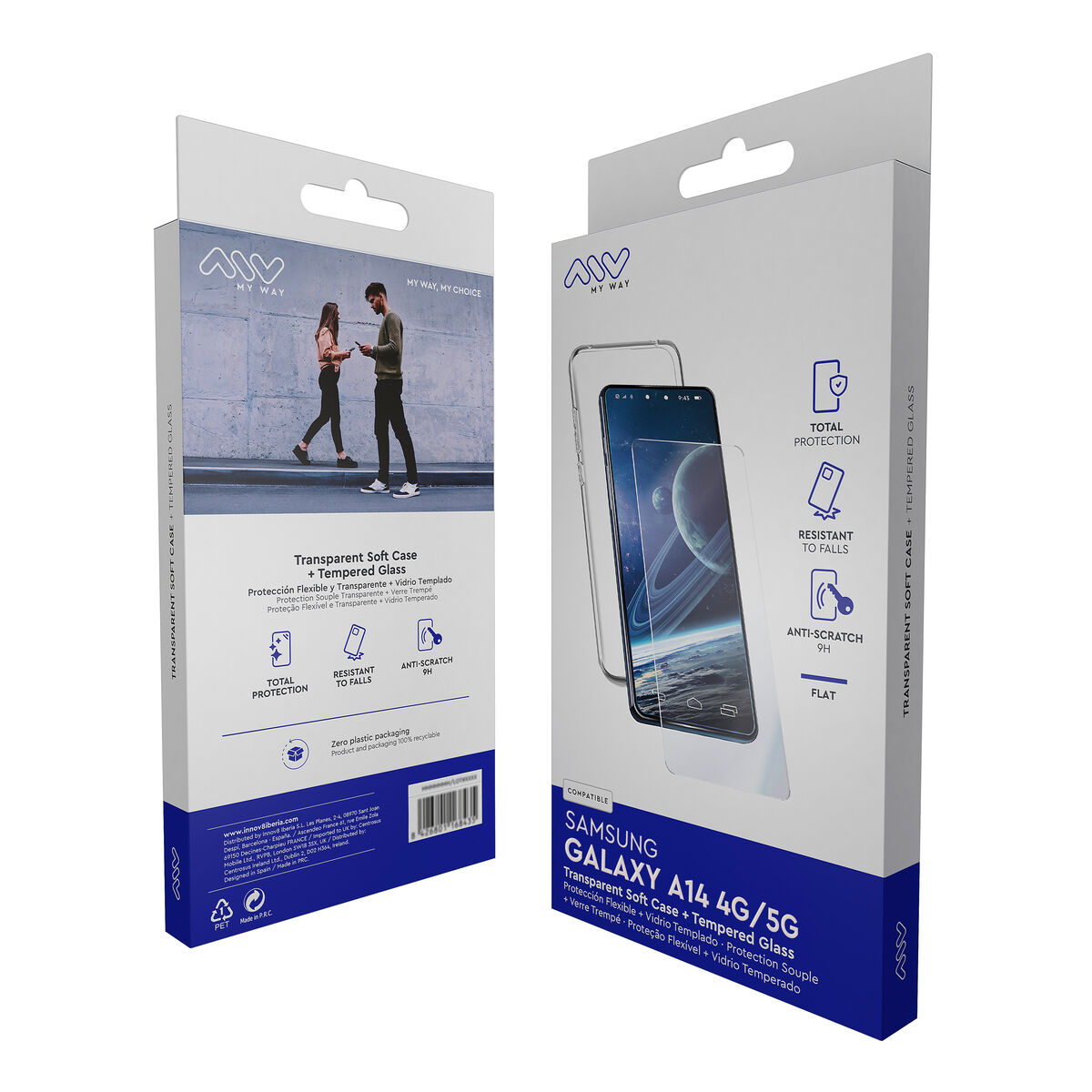 Mobile Case and Protector Myway Galaxy A14 4G/5G Samsung Galaxy A14 5G