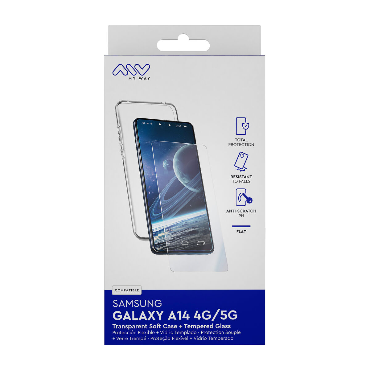 Mobile Case and Protector Myway Galaxy A14 4G/5G Samsung Galaxy A14 5G
