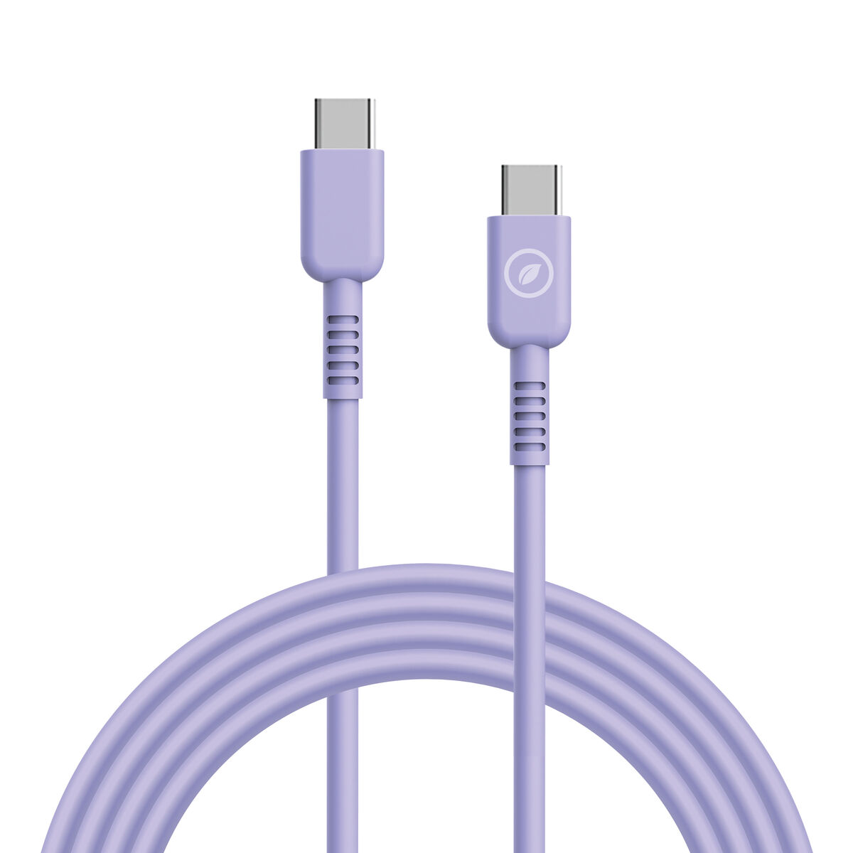 USB-C to USB-C Cable Muvit for Change Lavendar 1,2 m