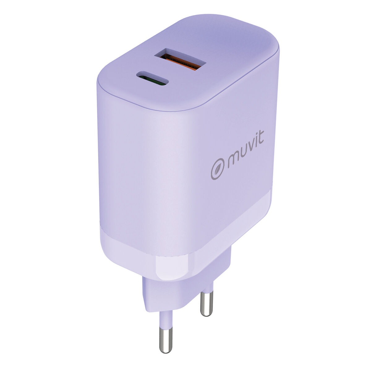 Wall Charger Muvit for Change WCEU24-45-AC Lavendar 45 W Wall Charger Muvit for Change WCEU24-45-AC Lavendar 45 W