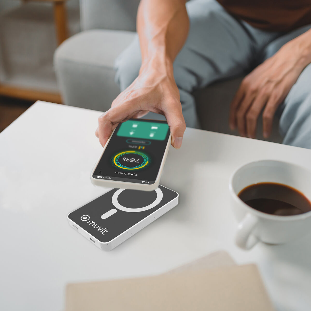 Powerbank Muvit for Change DP51AQ-R White 5000 mAh