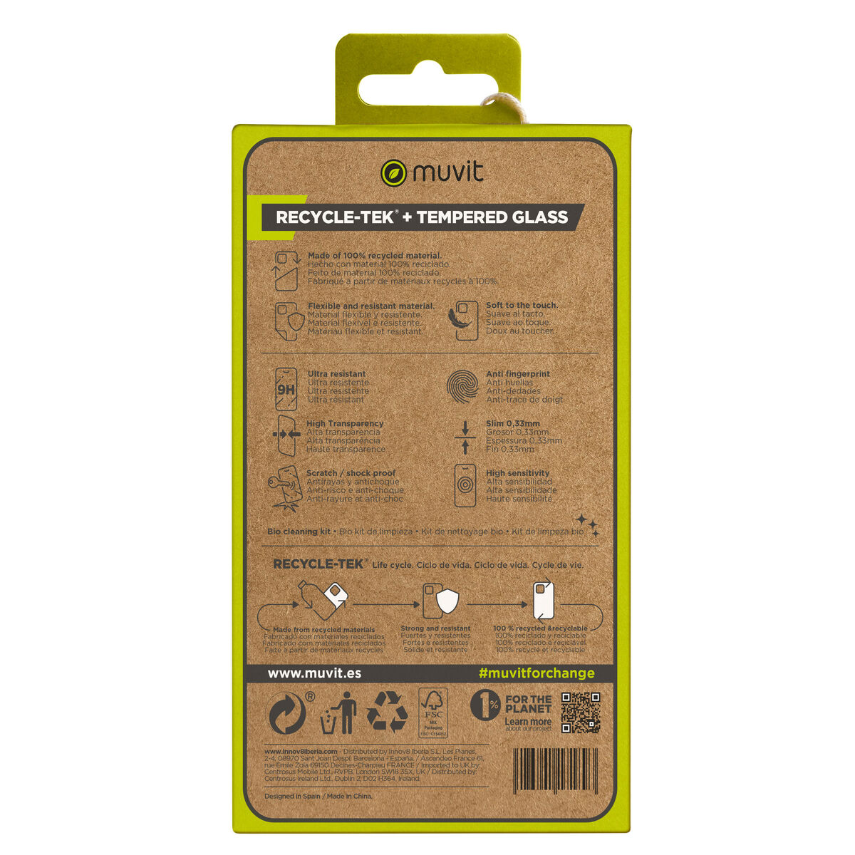 Mobile cover Muvit for Change Xiaomi Redmi 12C