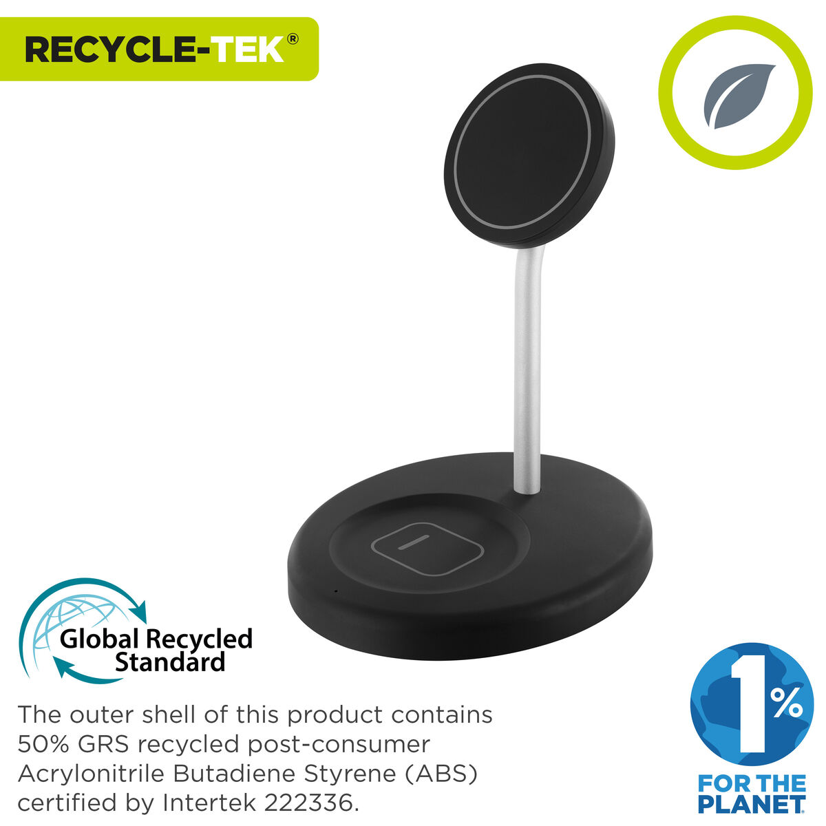 Cordless Charger Muvit for Change Black