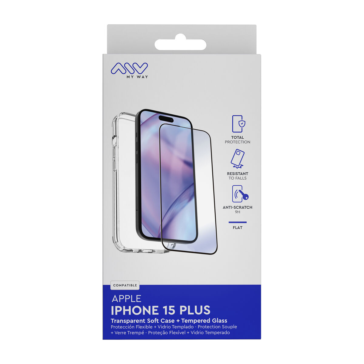 Mobile Case and Protector Myway iPhone 15 Plus
