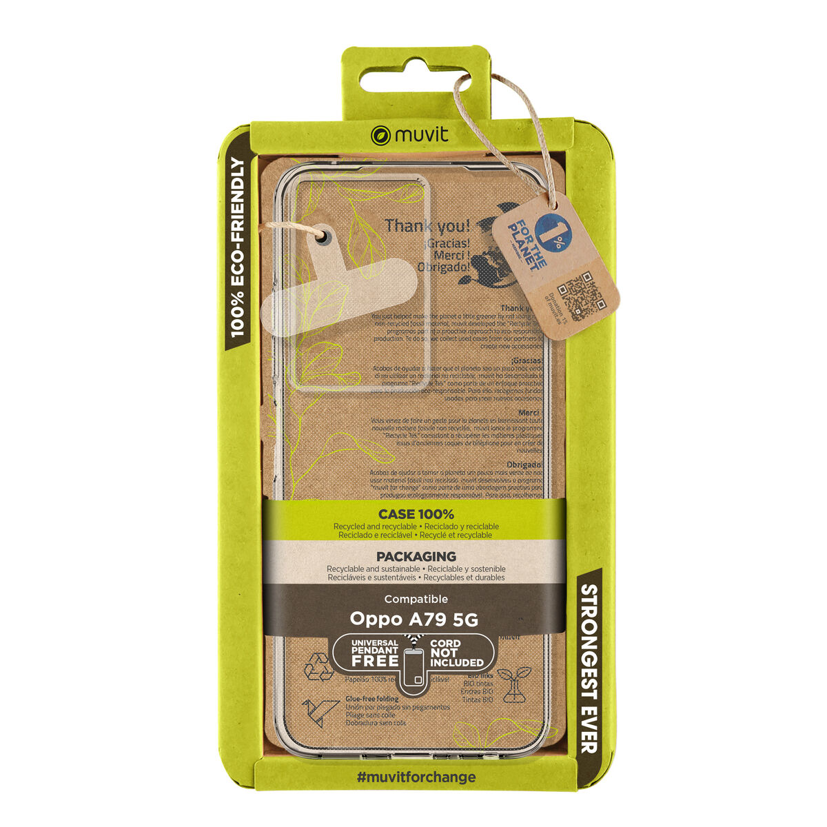 Mobile cover Muvit for Change Oppo A79 5G Oppo a79