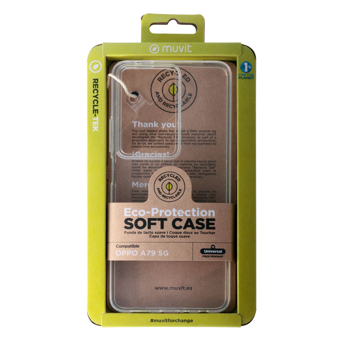 Mobile cover Muvit for Change Oppo A79 5G Oppo a79