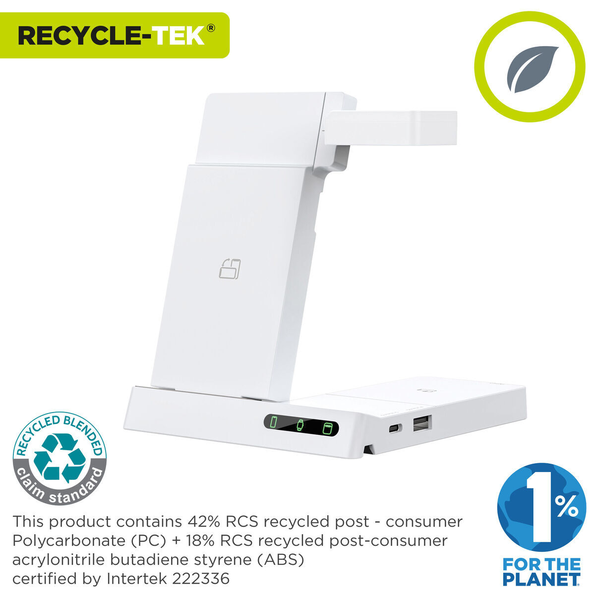 Cordless Charger Muvit MCWIR0012 White